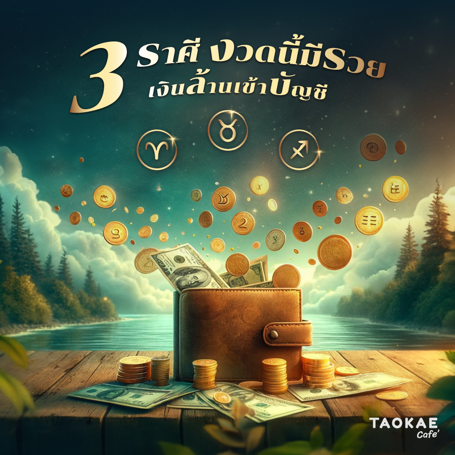 โหราศาสตร์ 3 ราศี งวดนี้มีรวย เงินล้านเข้าบัญชี