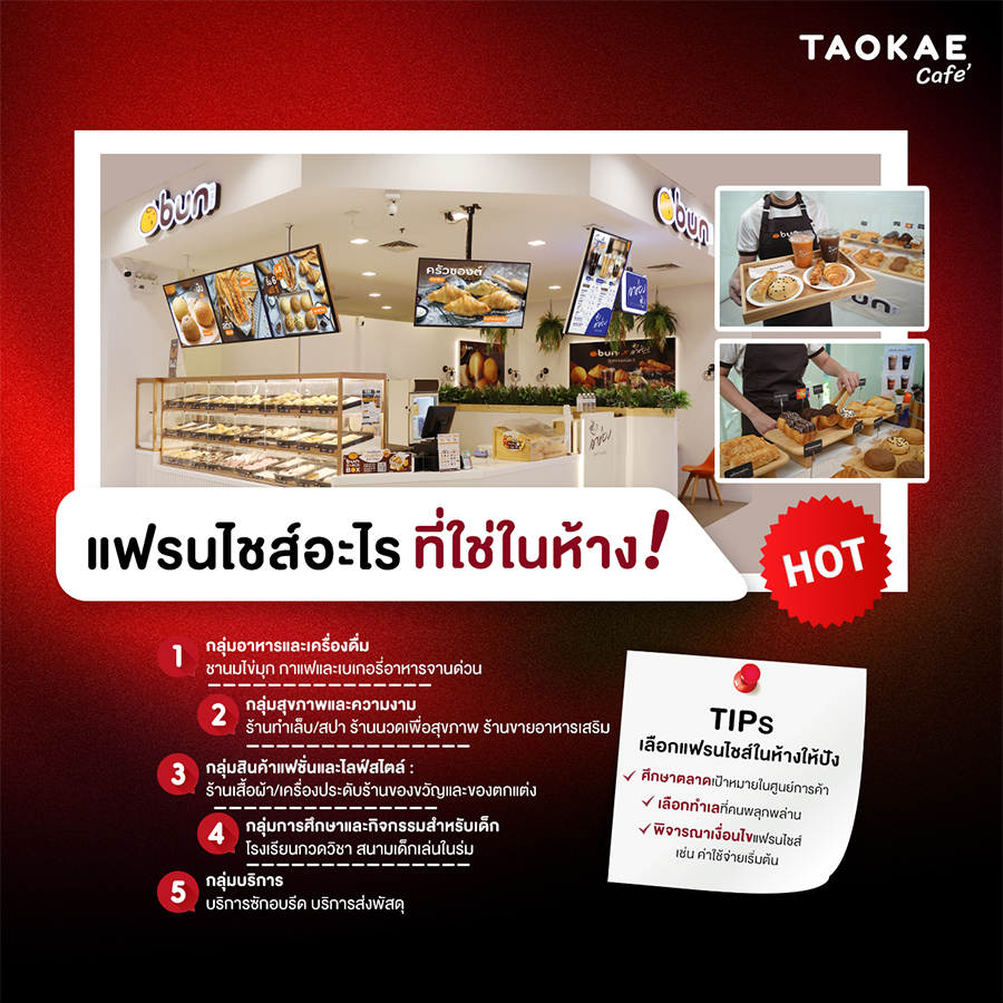 เถ้าแก่คาเฟ่ แฟรนไชส์อะไร ที่ใช่ในห้าง!