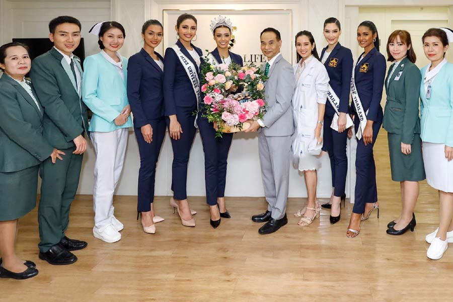 love Miss Universe Thailand 2020 เดินสายขอบคุณผู้สนับสนุนการประกวด